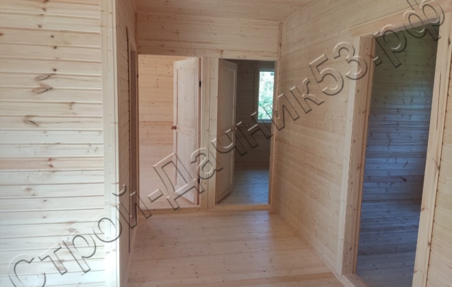 4 Каркасно-щитовой дом Д-6, 12х7.5м, 90 М², Ленинградская область, Кировский район, Мгинское поселение, Келколово-3. (14)